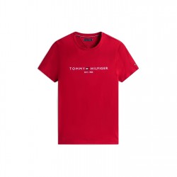 тениска,облекла,на,разпродажба,мъжки,тениски,tommy,hilfiger,logo,crew,neck,t,shirt,medium,red
