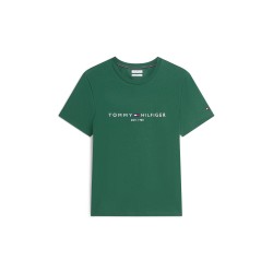 тениска,мъжки,тениски,tommy,hilfiger,logo,crew,neck,t,shirt,street,green