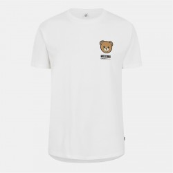 тениска,облекла,на,разпродажба,мъжки,тениски,moschino,men's,t,shirt,white