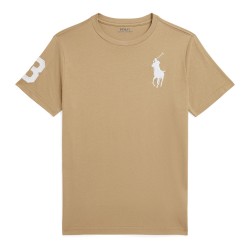 тениска,polo,ralph,lauren,kids,large,logo,t,shirt,vint,khaki