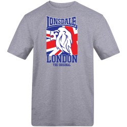 Lonsdale Printed Logo Tee - Grey 3 мъжки,горнища,размер+,lonsdale,printed,logo,tee,grey,3