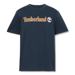 Timberland Kennebec River Linear Logo T- Shirt - Dark Sapphire мъжки,тениски,timberland,kennebec,river,linear,logo,t,shirt,dark,sapphire