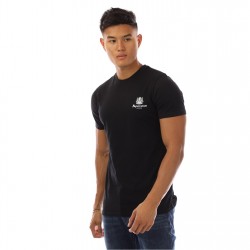 тениска,облекла,на,разпродажба,мъжки,тениски,aquascutum,logo,t,shirt,black,white