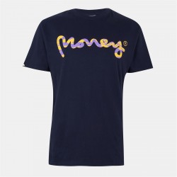 Тениска Money LA Electric Camo T-Shirt - Navy тениска,облекла,на,разпродажба,мъжки,тениски,money,la,electric,camo,t,shirt,navy