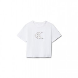 тениска,детски,3/4,панталони,calvin,klein,jeans,kids',big,logo,regular,fit,t,shirt,white,yaf