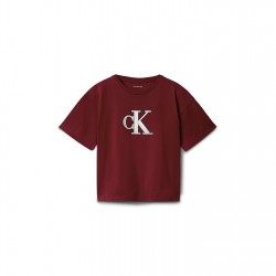 тениска,детски,3/4,панталони,calvin,klein,jeans,kids',big,logo,regular,fit,t,shirt,raspberry,xu4