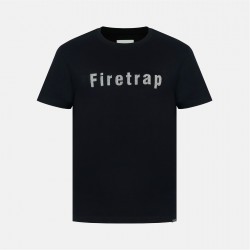 мъжка,тениска,мъжки,тениски,firetrap,large,logo,t,shirt,mens,black