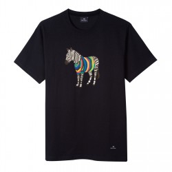 тениска,мъжки,тениски,ps,paul,smith,zebra,print,t,shirt,navy,49