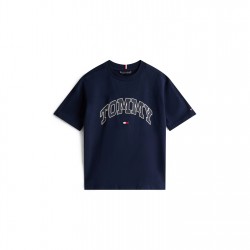 тениска,детски,3/4,панталони,tommy,hilfiger,kids',varsity,t,shirt,night,navy,c1g