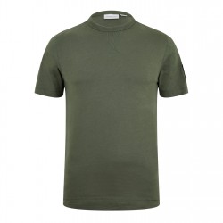 тениска,облекла,на,разпродажба,мъжки,тениски,calvin,klein,jeans,badge,t,shirt,olive,ldy