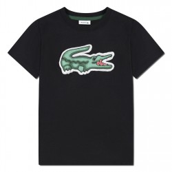тениска,детски,3/4,панталони,lacoste,kids',puff,logo,t,shirt,black,k96