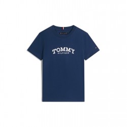 тениска,детски,3/4,панталони,tommy,hilfiger,kids',print,t,shirt,night,navy,c1g