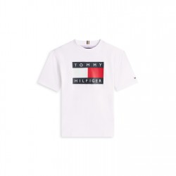 тениска,детски,3/4,панталони,детски,облекла,tommy,hilfiger,tommy,heritage,tee,jn61,white,ybr