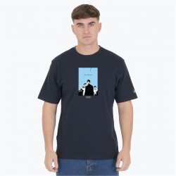 тениска,облекла,на,разпродажба,мъжки,тениски,peaceful,hooligan,men's,peaceful,live,forever,regular,fit,t,shirt,navy