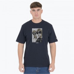 тениска,облекла,на,разпродажба,мъжки,тениски,peaceful,hooligan,men's,peaceful,brothers,regular,fit,t,shirt,navy