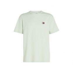 тениска,облекла,на,разпродажба,мъжки,тениски,tommy,jeans,classic,tommy,small,badge,t,shirt,green,lxy