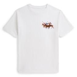 тениска,polo,ralph,lauren,kids,large,logo,t,shirt,white