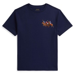 тениска,polo,ralph,lauren,kids,large,logo,t,shirt,newport,navy