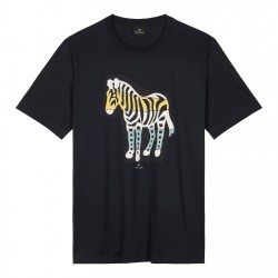 тениска,мъжки,тениски,ps,paul,smith,ps,zebcutout,tee,sn53,navy,49