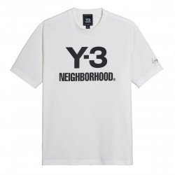 тениска,мъжки,тениски,y3,x,neighborhood,logo,t,shirt,core,white