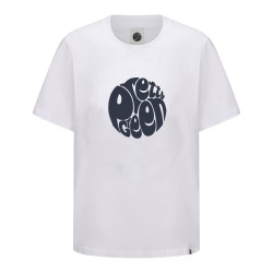 Pretty Green Large Logo Tee Mens - White pretty,green,large,logo,tee,mens,white