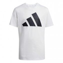 юношеска,тениска,детски,тениски,детски,облекла,adidas,logo,t,shirt,junior,wht,blk,bos
