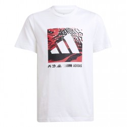 юношеска,тениска,детски,тениски,детски,облекла,adidas,logo,t,shirt,junior,white,bos,graph