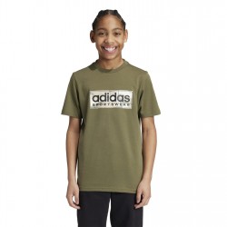юношеска,тениска,разпродажба,adidas,детски,тениски,adidas,logo,t,shirt,junior,olive,strata