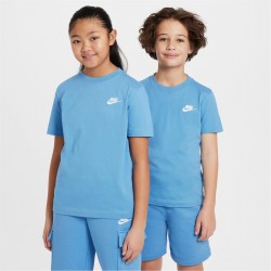 детска,тениска,разпродажба,nike,детски,тениски,nike,futura,t,shirt,junior,boys,blue,beyond