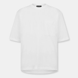 тениска,мъжки,тениски,dsquared2,men,s,dsq,bk,logo,oversized,t,shirt,white