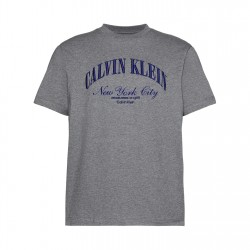 Calvin Klein Jeans CKJ Collegiate T Sn62 - Med Grey Htr мъжки,тениски,calvin,klein,jeans,ckj,collegiate,t,sn62,med,grey,htr