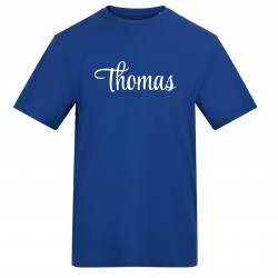 Детска тениска AWD Unisex Kids Cotton Short Sleeve Relaxed Fit T-Shirt - Royal Blue детска,тениска,детски,тениски,awd,unisex,kids,cotton,short,sleeve,relaxed,fit,t,shirt,royal,blue