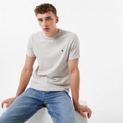 Мъжка тениска Jack Wills Sandleford T-Shirt Mens - Light Ash Marl мъжка,тениска,мъжки,тениски,jack,wills,sandleford,t,shirt,mens,light,ash,marl