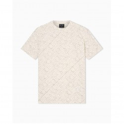 мъжки,тениски,armani,exchange,t,shirt,ivory,multi