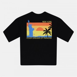 Тениска Rose London Fewer Dreams T-shirt - Black тениска,облекла,на,разпродажба,мъжки,тениски,rose,london,london,fewer,dreams,t,shirt,black