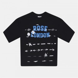тениска,облекла,на,разпродажба,мъжки,тениски,rose,london,london,graffiti,stripe,t,shirt,black