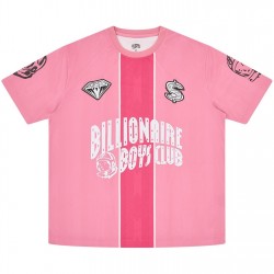 облекла,на,разпродажба,мъжки,тениски,billionaire,boys,club,arch,logo,footy,shirt,pink