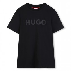 тениска,детски,3/4,панталони,детски,облекла,hugo,hugo,ss,t,shirt,jn63,black