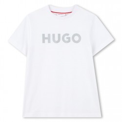 тениска,детски,3/4,панталони,hugo,hugo,ss,t,shirt,jn63,white