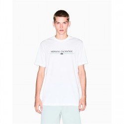 Armani Exchange Armani Exchange T-Shirt - Off White мъжки,тениски,armani,exchange,armani,exchange,t,shirt,off,white