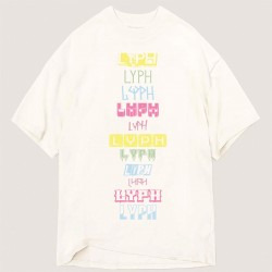 Тениска LYPH LYPH Multi Tee Sn99 - White тениска,облекла,на,разпродажба,мъжки,тениски,lyph,lyph,multi,tee,sn99,white