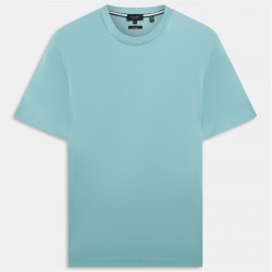 облекла,на,разпродажба,мъжки,тениски,ted,baker,ted,baker,ss,slim,soft,touch,tee,turquoise