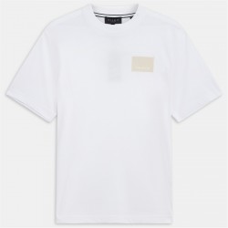 Ted Baker Ted Baker SS Box Graphic Logo Tee - White облекла,на,разпродажба,мъжки,тениски,ted,baker,ted,baker,ss,box,graphic,logo,tee,white