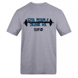 Plain Lazy Plain Lazy Printed Tee - Gym People Scare Me plain,lazy,plain,lazy,printed,tee,gym,people,scare,me