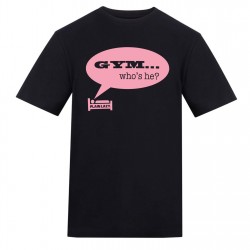 Plain Lazy Plain Lazy Printed Tee - Gym, Who's He? plain,lazy,plain,lazy,printed,tee,gym,who's,he?