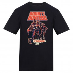Character Disney Star Wars Printed Adult Tee - Bounty Hunters мъжки,горнища,размер+,character,disney,star,wars,printed,adult,tee,bounty,hunters