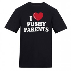 Тениска AWD Adults Pop Culture T-Shirts - I Heart Pushy Parents тениска,дамски,тениски,дамски,топове,мъжки,горнища,размер+,мъжки,облекла,размер,awd,adults,pop,culture,t,shirts,i,heart,pushy,parents
