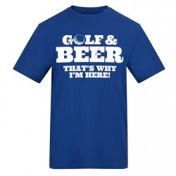AWD Printed Golf Adult Tee - Golf & Beer That's Why I'm Her дамски,тениски,дамски,топове,мъжки,горнища,размер+,мъжки,облекла,размер,облекла,за,голф,awd,printed,golf,adult,tee,golf,&,beer,that's,why,i'm