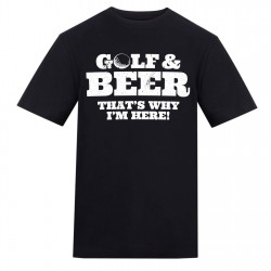 AWD Printed Golf Adult Tee - Golf & Beer That's Why I'm Her дамски,тениски,дамски,топове,мъжки,горнища,размер+,мъжки,облекла,размер,облекла,за,голф,awd,printed,golf,adult,tee,golf,&,beer,that's,why,i'm
