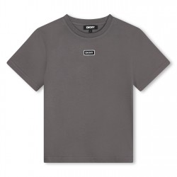 юношеска,тениска,детски,облекла,dkny,small,logo,t,shirt,juniors,charcoal,094